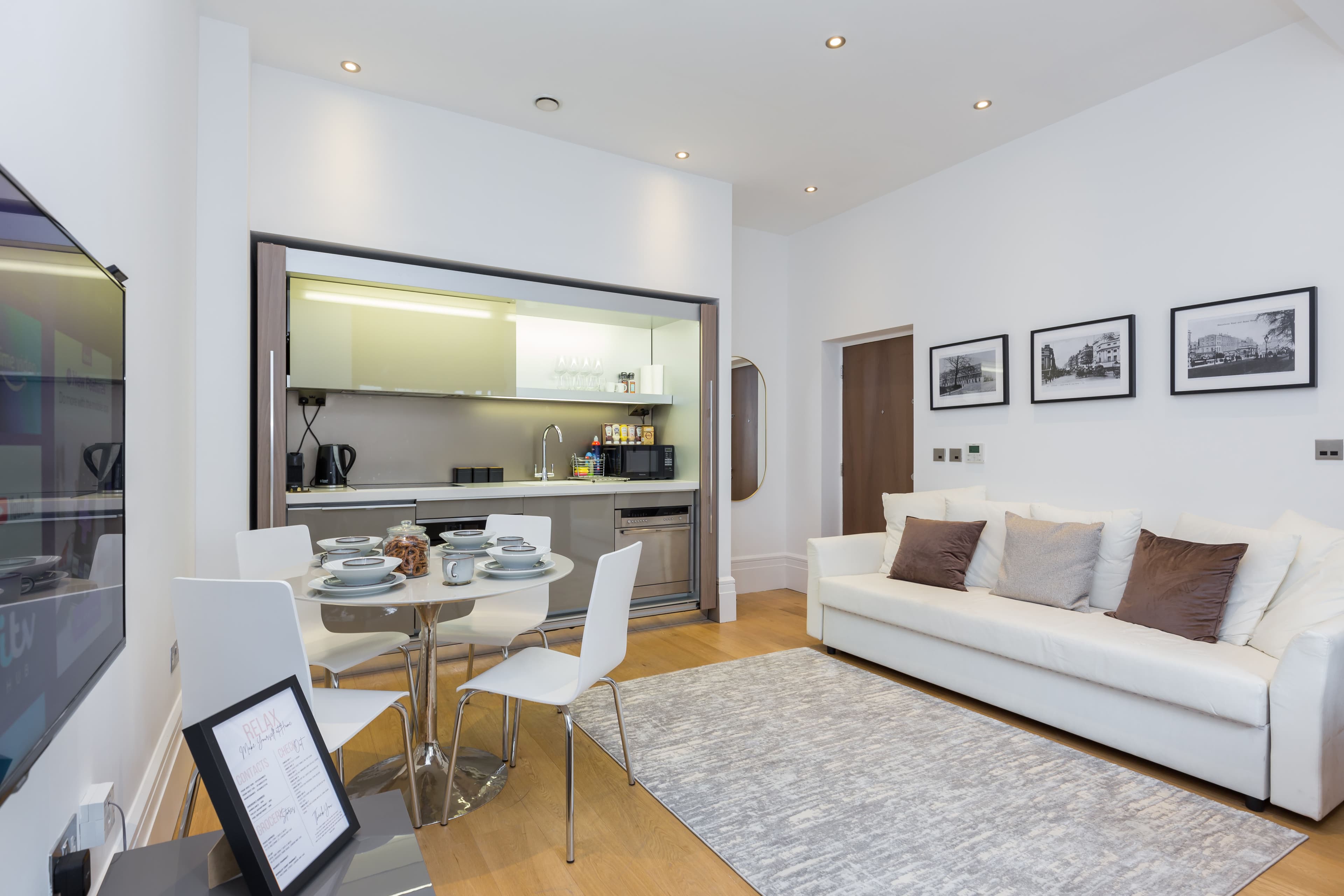 Living and dining area