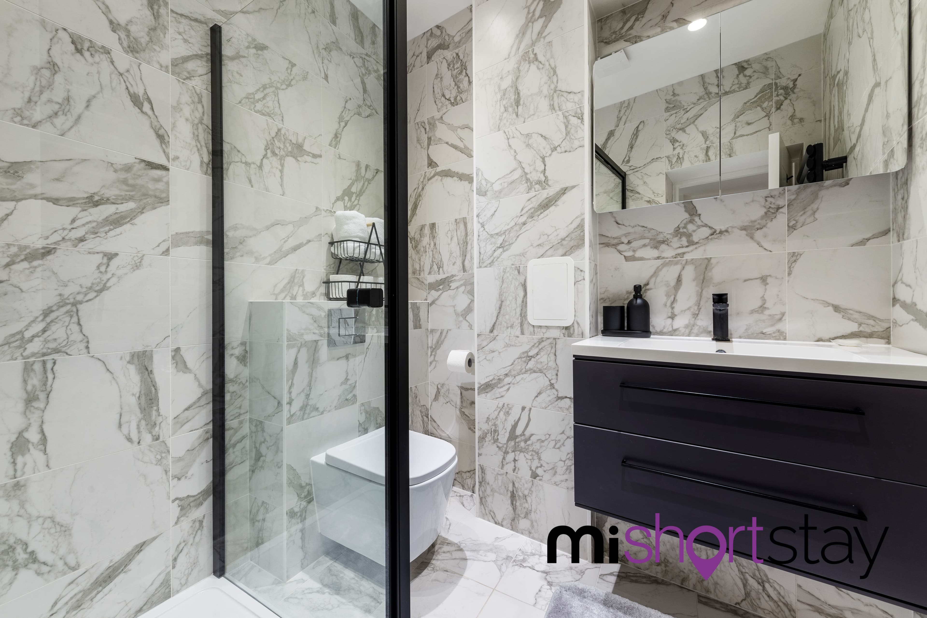 Marble bathroom